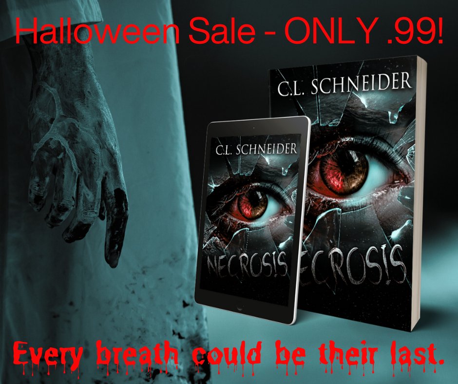 Get the eBook thru Halloween for  .99! 

"Raw, real and riveting."

"The zombie apocalyptic world was dark, gritty and intense."

"There is non-stop, heart racing action, and gut wrenching human drama."

#audible #audiobook #horror 

books2read.com/CLSNecrosis
