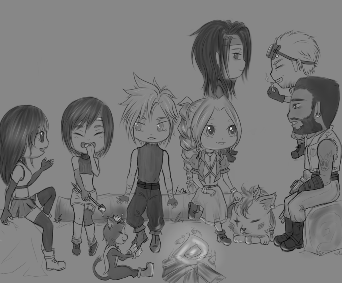 vimeart_'s tweet photo. Day 24: Friendship ♡

The thing I loved most in the game (after Aerith) was the bond they have even though they've only known each other for a short time  🥹 Best gang! 

#drawtober2023 #Aerith #FFVII #digitalart #Aeritober #chibi #ffviir #FF7 https://t.co/ZyQ1Mo5R3y