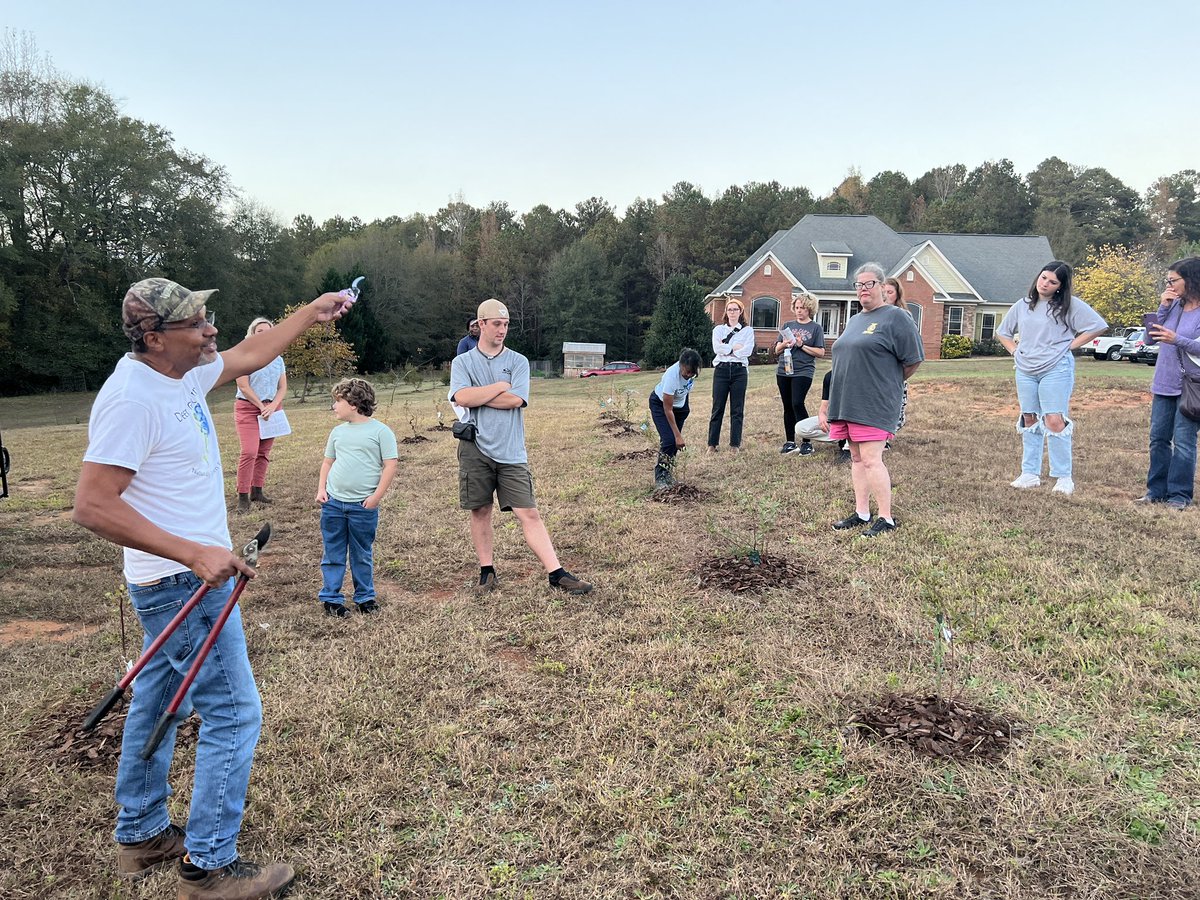 Great meeting tonight learning about blueberry bushes. Thanks to Joe and Merlin for the lesson! #NCSSBeTheBest