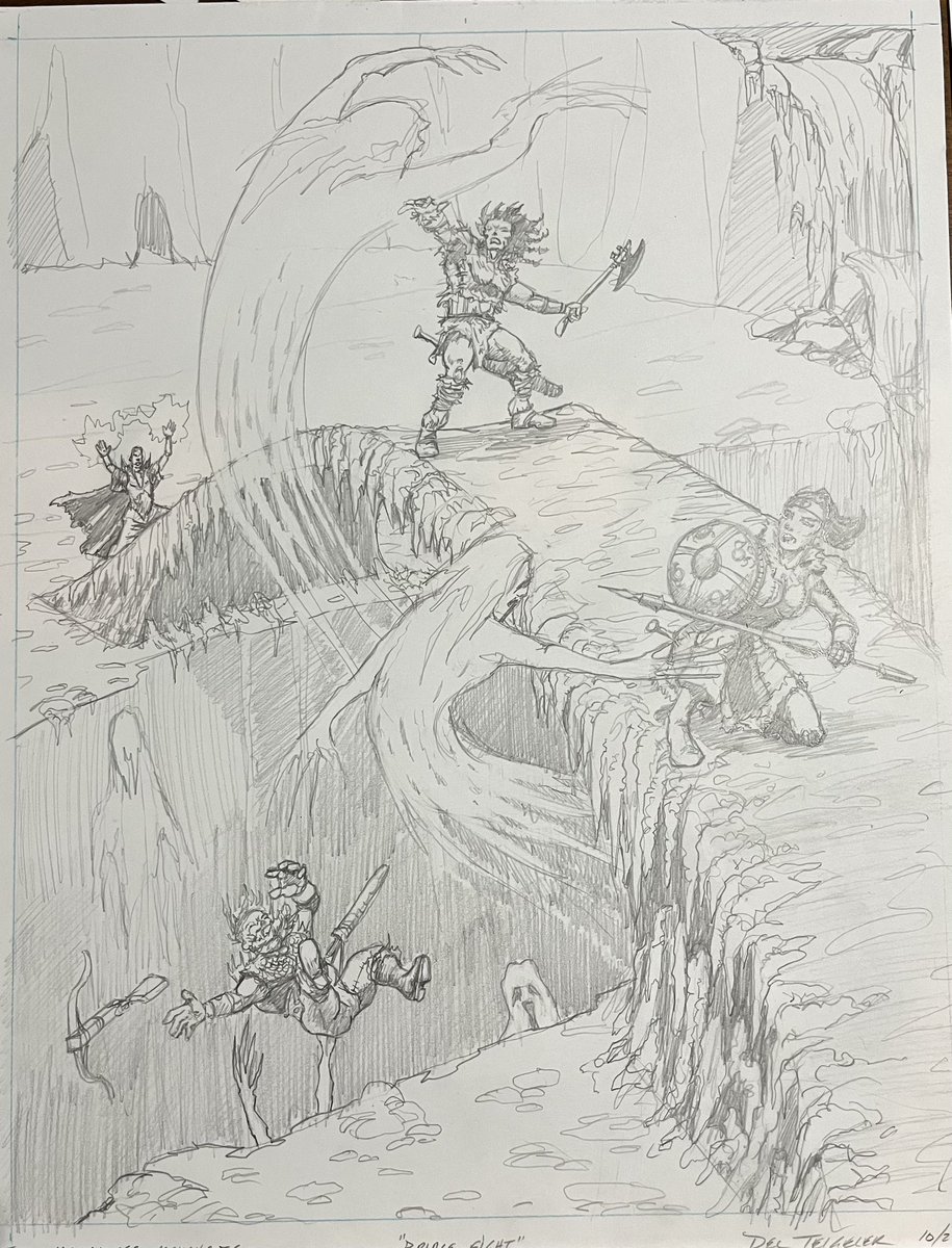 For @mercilessmerchant this is one of the final pencils for their newest game module. Check out their site at themercilessmerchants.com #pencil #dungeonsanddragonsart #fantasyart #epic #ttrpg #ttrpgart #adventure #advanceddungeonsanddragons