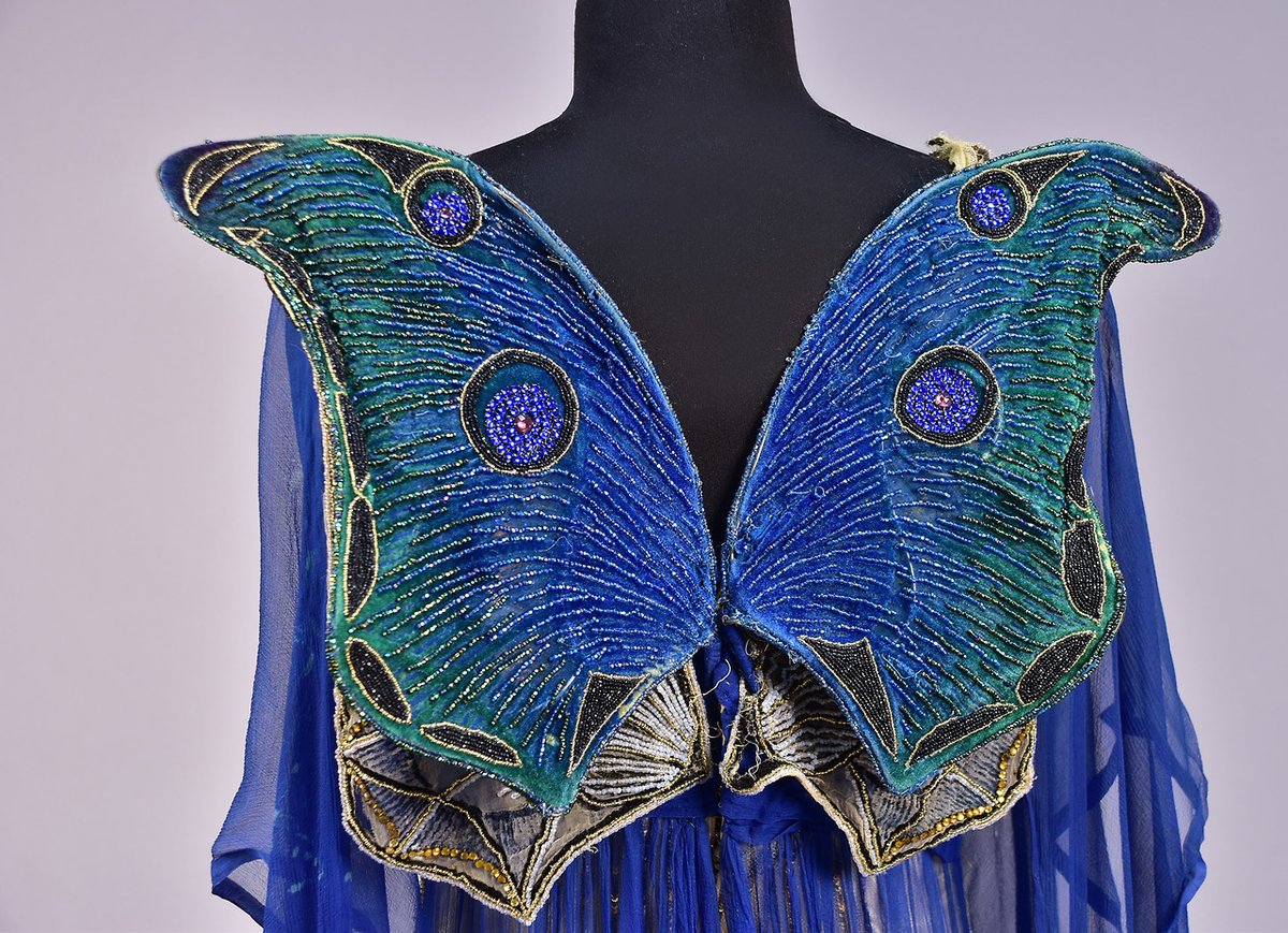 Butterfly fancy dress costume by House of Worth, 1912. Whitaker Auctions.