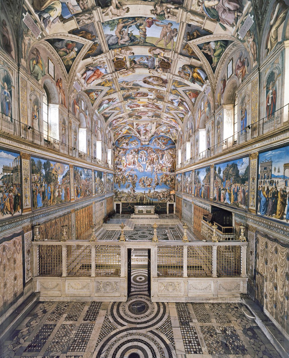 JamesLucasIT's tweet photo. "Signore, fa che io possa sempre desiderare più di quanto riesca a realizzare."

Michelangelo - Cappella Sistina https://t.co/f6fDjM2Amt