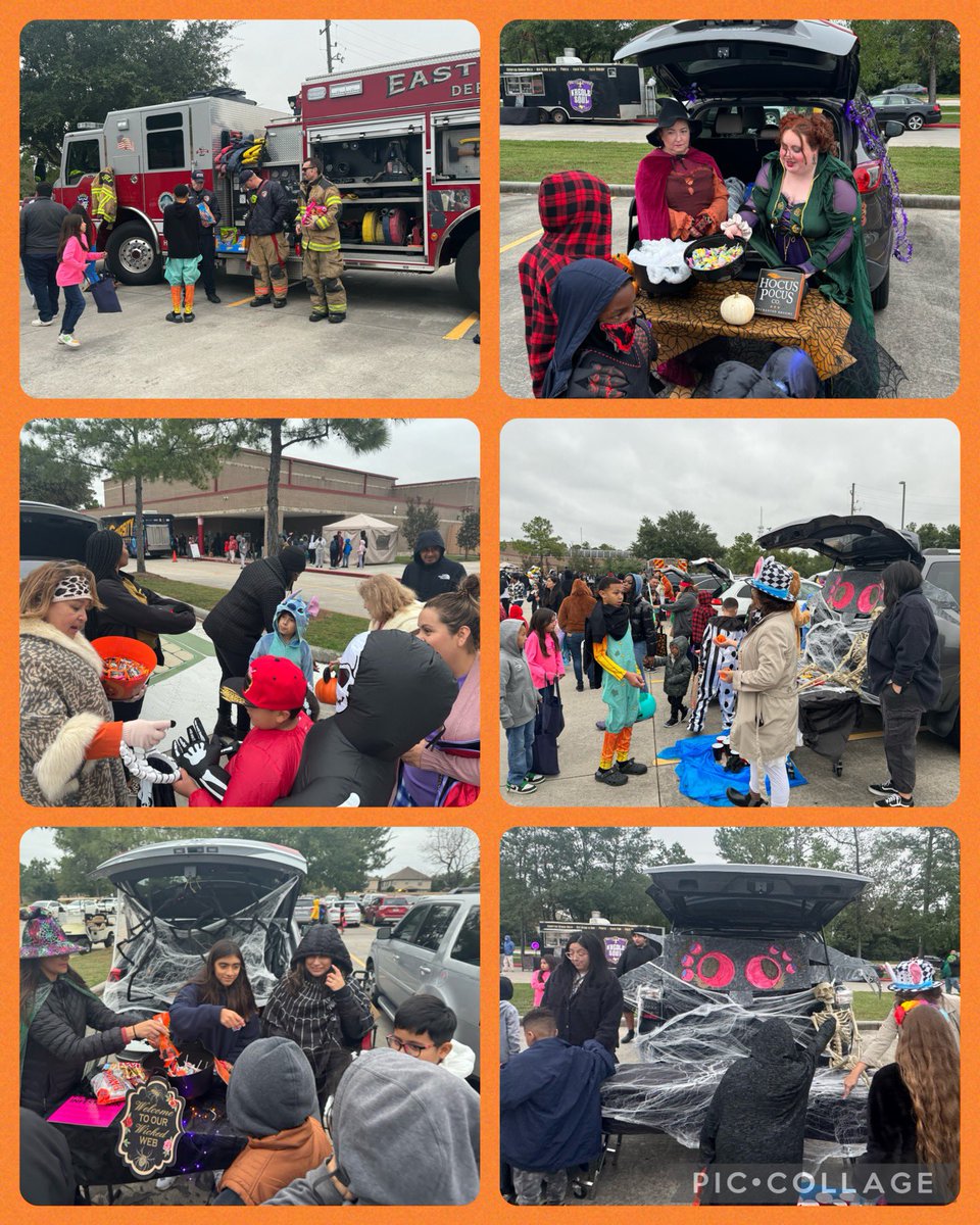 HumbleISD_PLE's tweet photo. Trunk or Treat was a success!! Thank you families for coming out today. ❤️🦁@ClaThomas_PLE @ThreattSoviet https://t.co/Q5t9353wCu