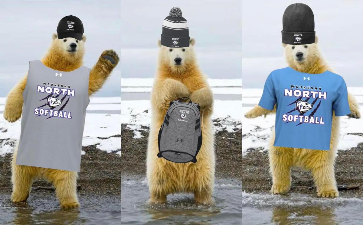 Northstar_SB's tweet photo. You could look as cool as a polar bear (this one specifically) if you buy some North spirit wear 👀

Store is open until midnight tonight! Items will be here in time for Christmas 😎

https://t.co/UkVMvUFCi2

#RollBears 🐻‍❄️🥎 https://t.co/zFUZFT5tbV