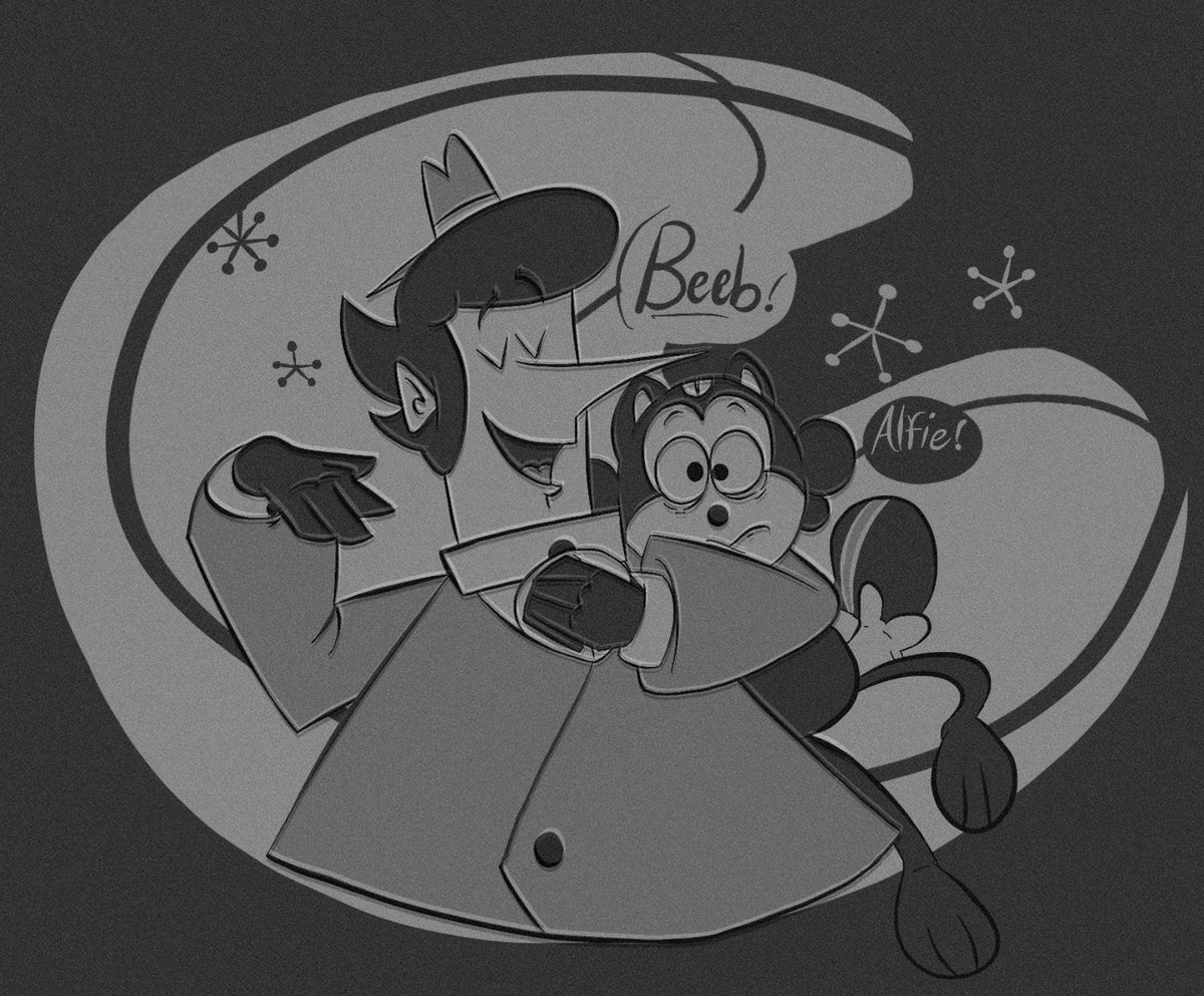 SnoopyStoopy's tweet photo. OUGHHHH BEEB N ALFIE

I’m REALLY PROUD OF THIS….

(Avatar Thumbnail)

((Beeb by @ZEPHYRSW0RLD, Alfie by me!!))

(#Beebposting #CandE #Vintage #Mockup #Mock #Toon #Procreate #CharleyandEdgar #CharleyandEdgarBeeb) https://t.co/JgnEOzQexV