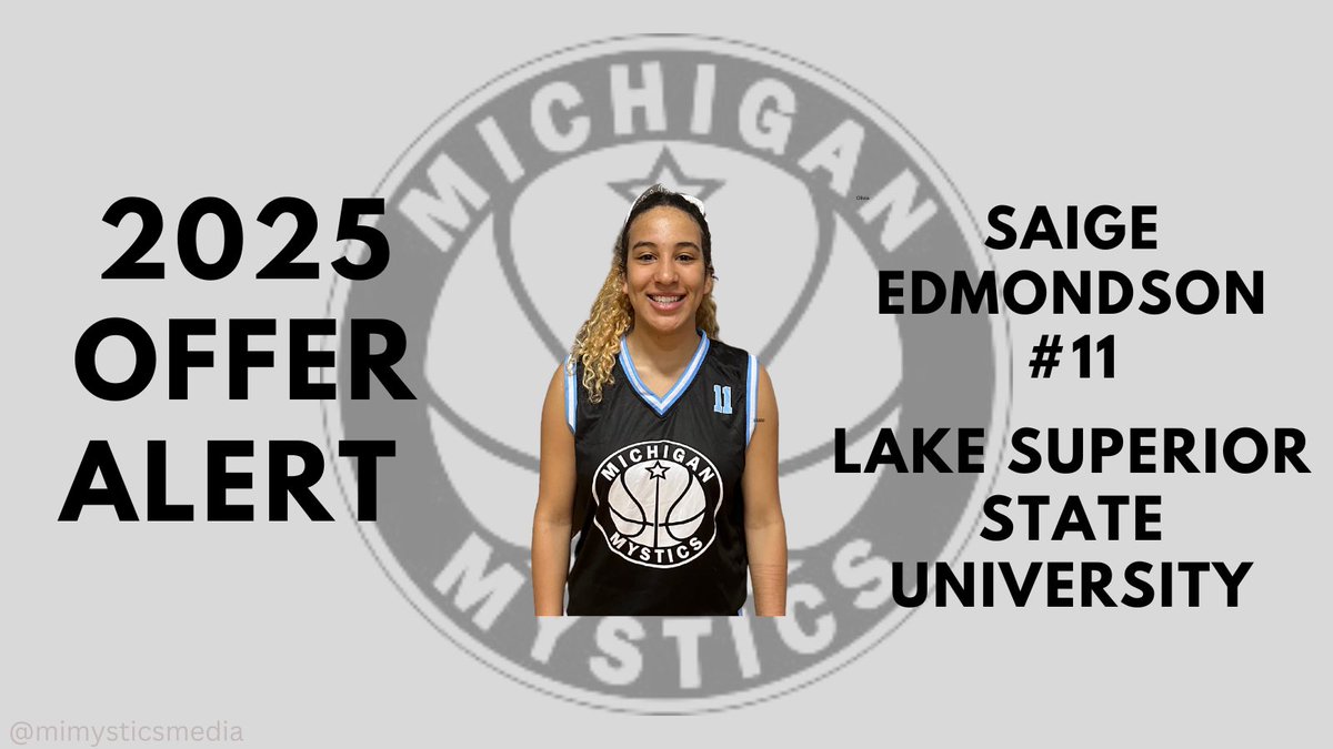 Let’s go!! Congratulations to @Saige_4_7 on her offer from @LakeStateWBB! @MImystics