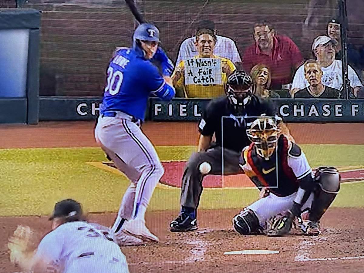 BarrettSallee's tweet image. The Iowa fan behind home plate at the World Series has chimed in on the fair catch vs. Minnesota.