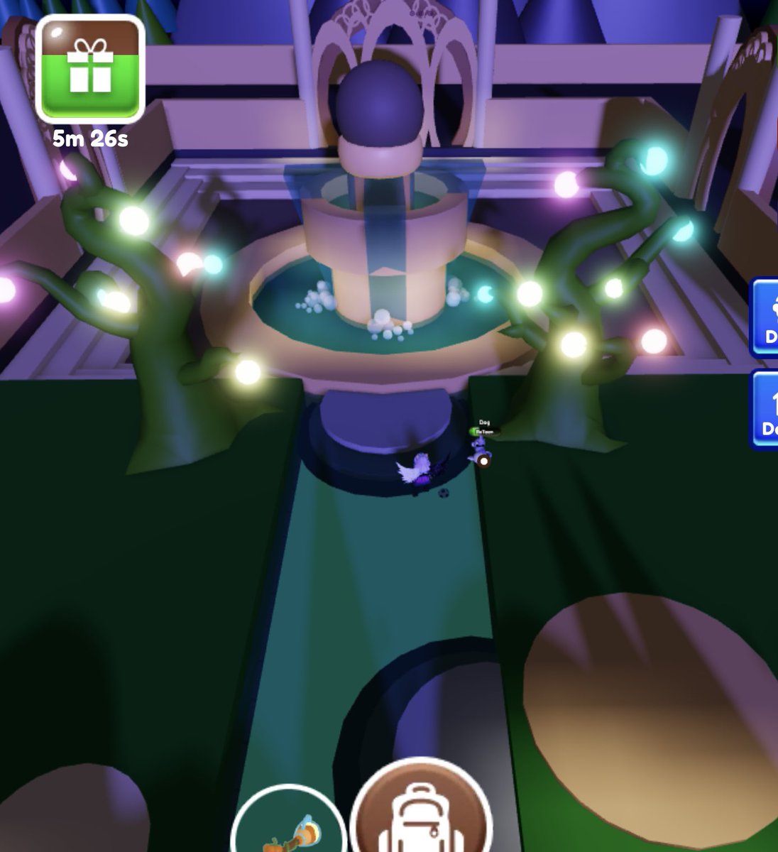 taliesinsilver's tweet photo. Just showing some building uses for the new spooky trees besides them being spooky @LavableLvie provided some inspiration by saying they look like beanstalks :) get them while you can ! * build is on my alt* https://t.co/dpQx2FJ6Bz