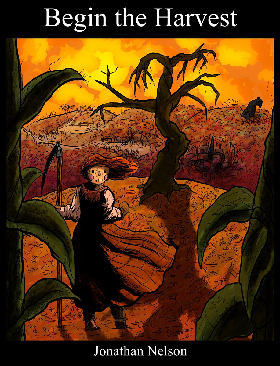 Announcing the release of the my first Graphic Novel Begin the Harvest! When a scarecrow discovers she had a son in a previous life, she must embark on a dangerous journey through a horrific and beautiful world to find him. Read chapter 1 now on Globalcomix!
#comic #horror