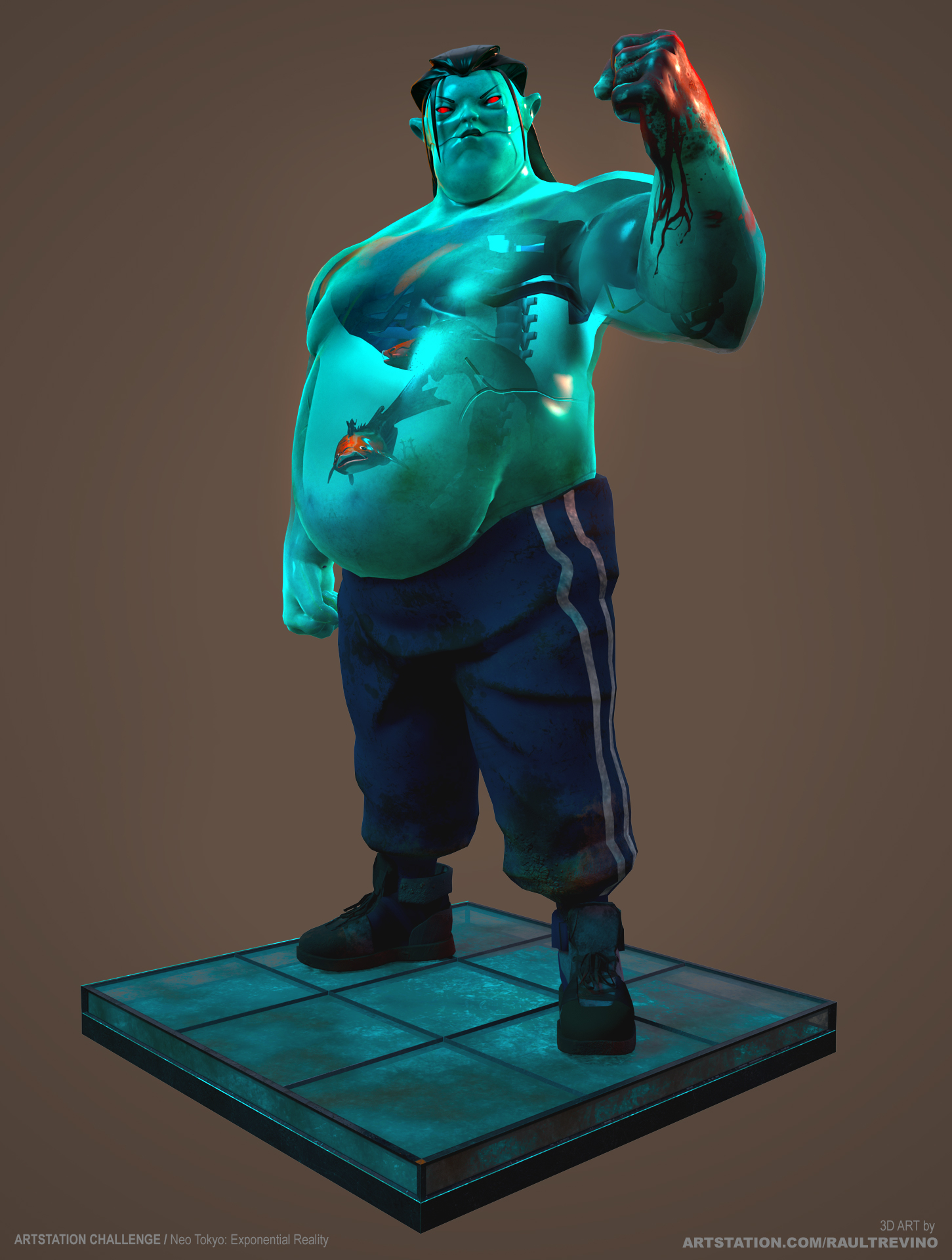 ArtStation - Roblox muscle