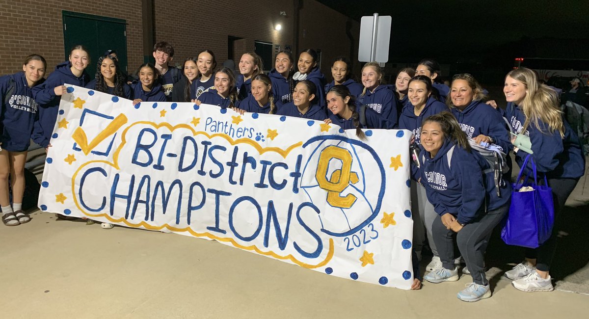 OCRobMartinez's tweet photo. Awesome playoff start for our @OCONNOR_VB over United South #OCSweep #PantherMode #OCPlayoffs #PantherProud @NISDOConnorHS @OCathletics1819 https://t.co/u1zSIqd1fZ