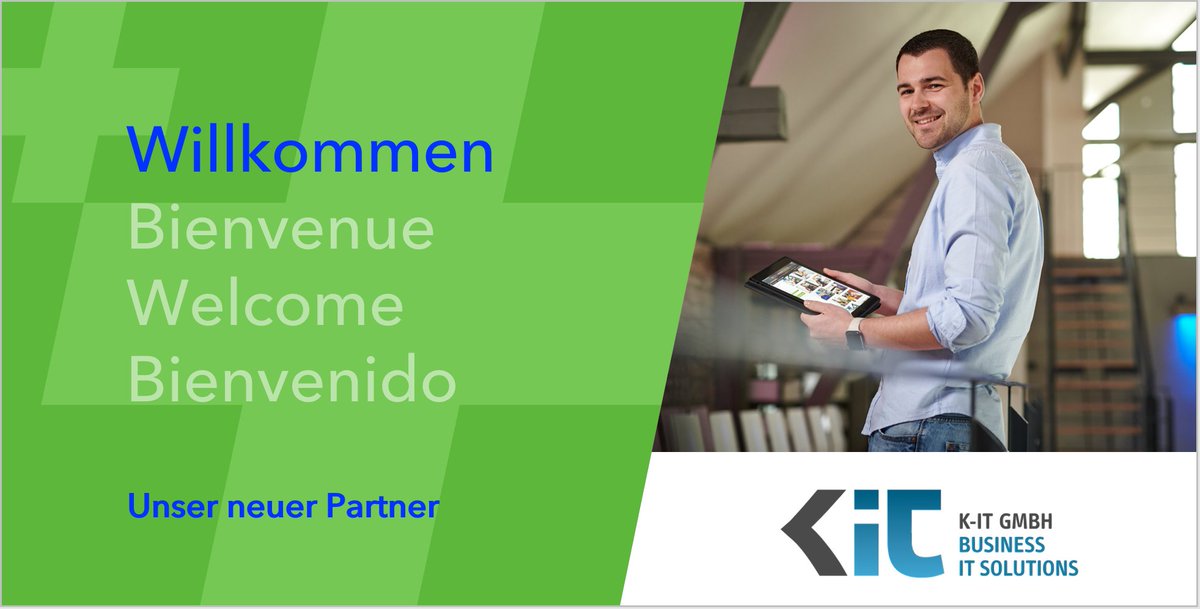 HERZLICH WILLKOMMEN! Wir heißen unseren neuen Partner K-IT GmbH aus Leutershausen herzlich willkommen und freuen uns darauf, das Unternehmen beim Vertrieb unserer Software-Lösungen für #dokumentenmanagement und #workflowautomation zu unterstützen und schnell zum Erfolg zu führen!