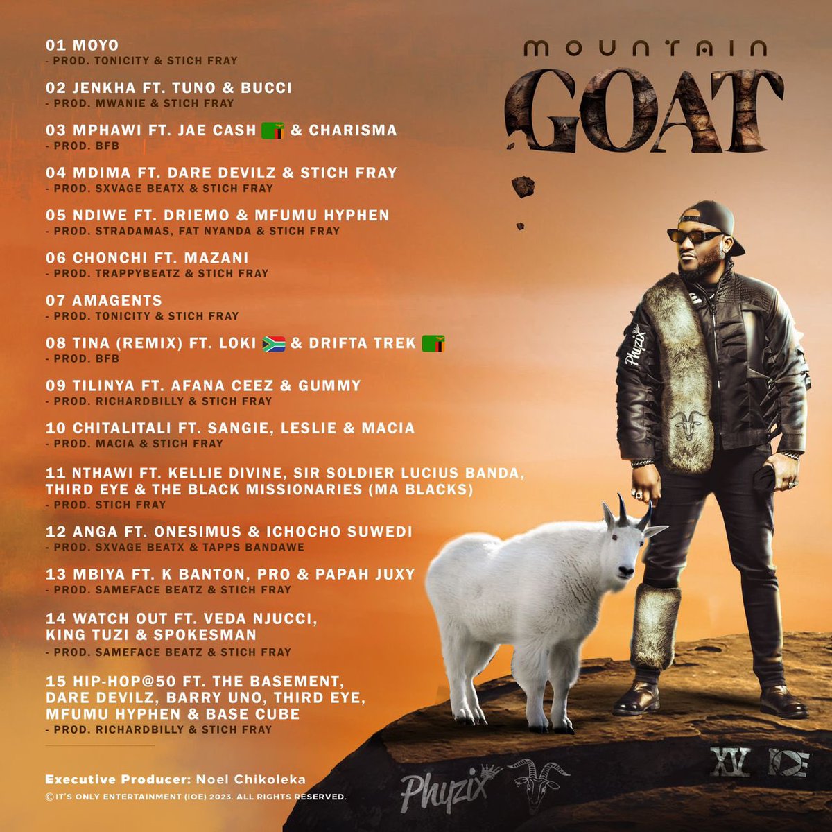 ElzJoel's tweet image. Gamba wa Suit watulusa chi Album🔥🙌
MOUNTAIN GOAT ⛰️🐐

Stream &amp;amp; download here: songwhip.com/phyzix/mountai…

#MountainGoat