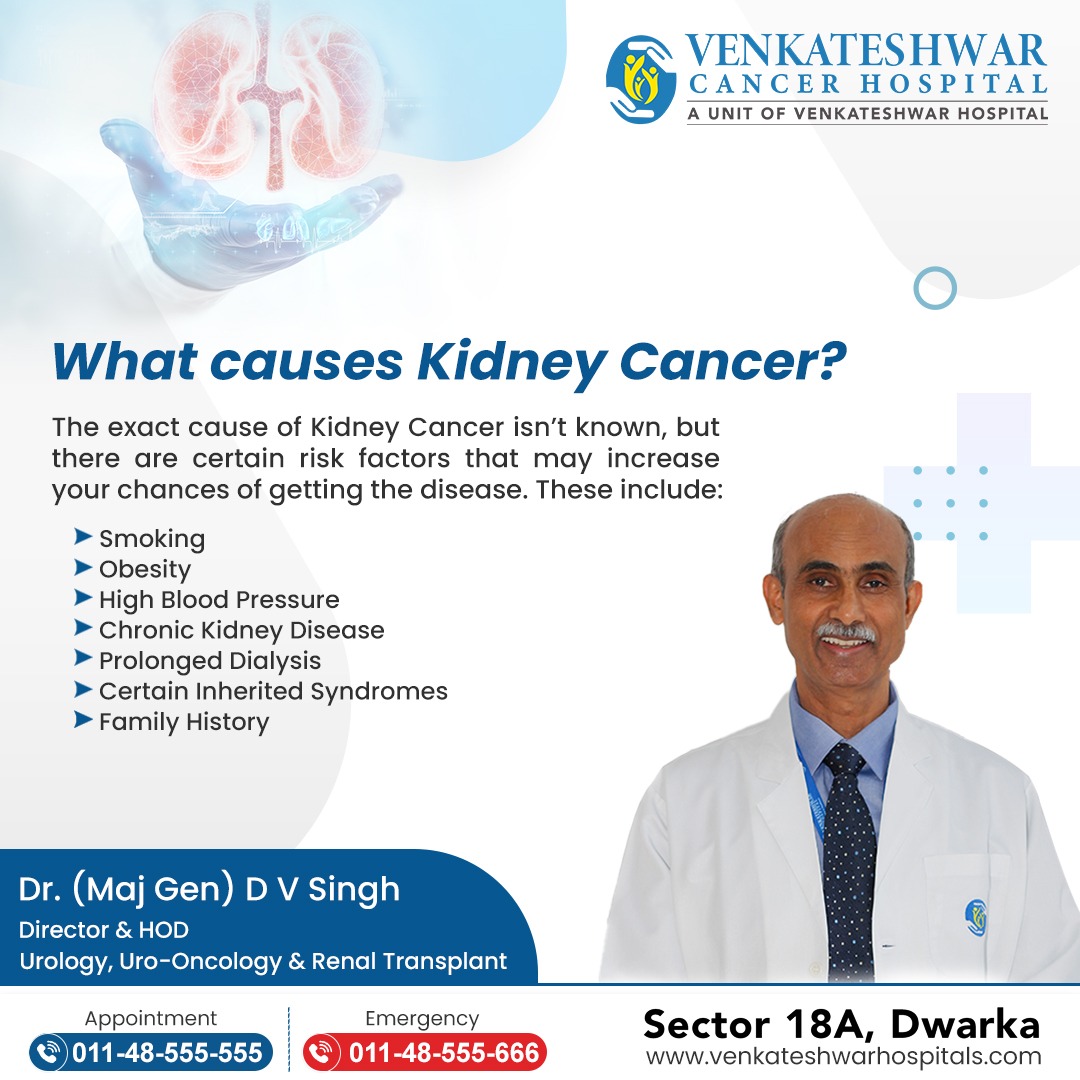 What causes Kidney Cancer?

Get insights from Dr. (Maj Gen) D V Singh (Director & HOD - Urology, Uro-Oncology & Renal Transplant) at Venkateshwar Hospital. 

For more details, call: 011-48-555-555

#VenkateshwarHospital #KidneyCancer #KidneyCancerFacts #UrologicalCancers