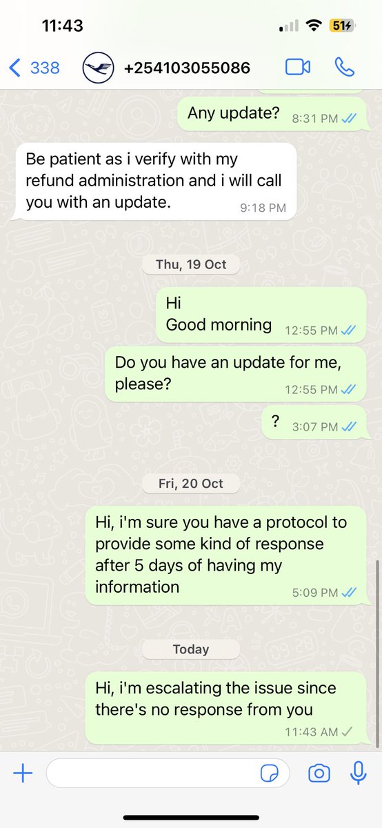 EvaMirana's tweet photo. Hi @emirates @EmiratesSupport 

I have been following up with your support contact with no response or effort to resolve the issue. What is the next step here? https://t.co/iXGtCk1KoM