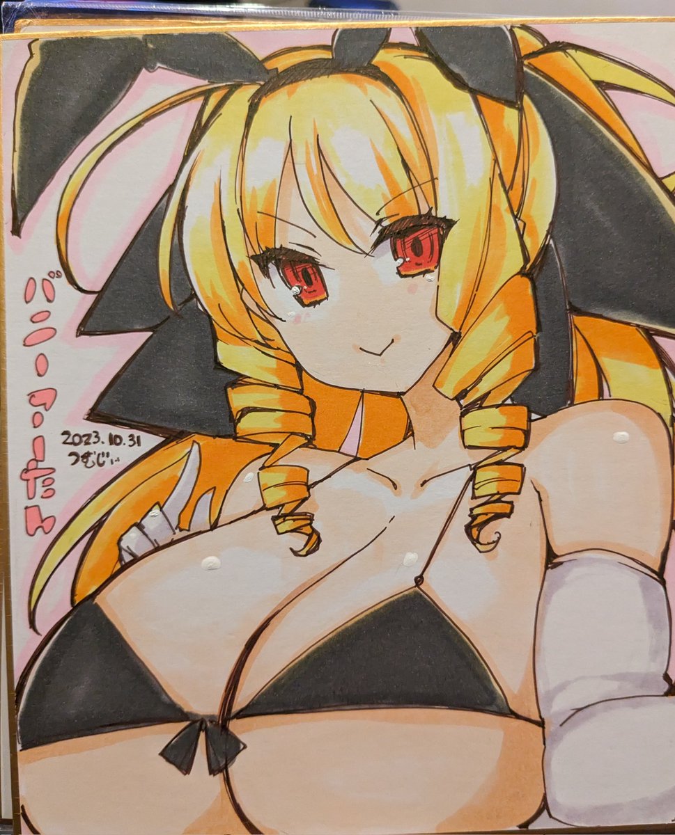 色紙バニーアーたんたん 