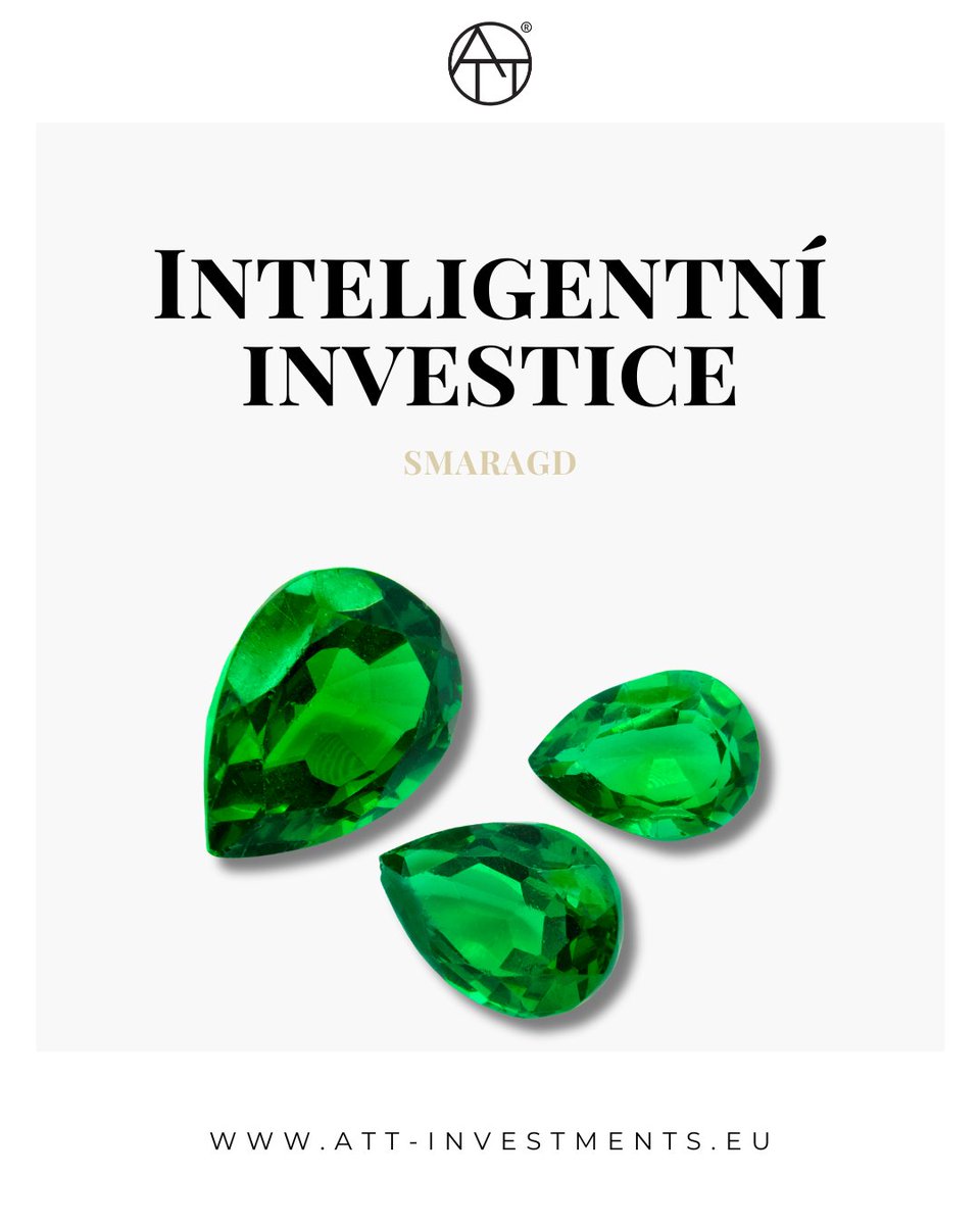 ATT_Investments's tweet photo. Investování do smaragdů vám umožňuje diverzifikovat vaše portfolio o hodnotné hmotné aktivum, po němž je trvalá poptávka.

💎🌿S PNS (Postupný Nákup Smaragdů) se vydáte na jedinečnou cestu postupného nakupování smaragdů a jejich získávání v malých, snadno zvládnutelných krocích. https://t.co/h7o3hACMYr