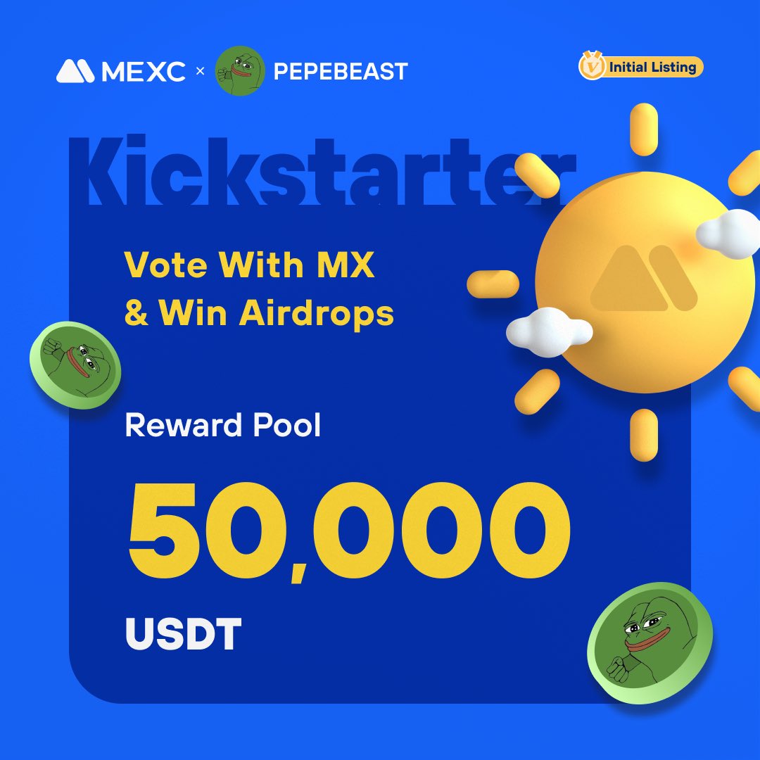 .<a href="/PEPEBEASTETH/">PEPEBEAST</a>, a meme coin on Ethereum, is coming to #MEXCKickstarter 🚀

🗳️Vote with $MX to share massive airdrops
📈 #PEPEBEAST/USDT trading: Nov 1, 09:00 (UTC)

Details: mexc.com/en-US/support/…