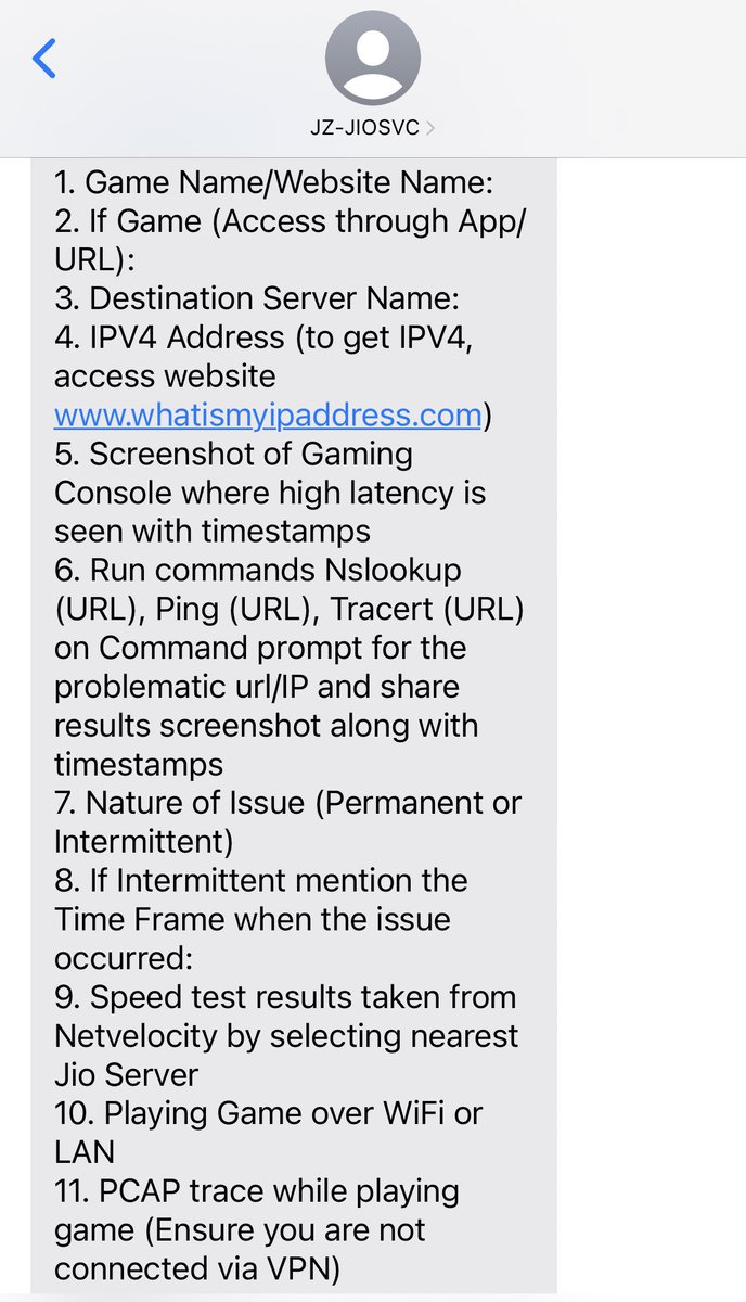 29sachin92's tweet photo. Dear @JioCare I complained about simple ping issue with my broadband connection and I was asked to provide below details:
Don’t know how to get those details? https://t.co/hCoDL9m0Eo