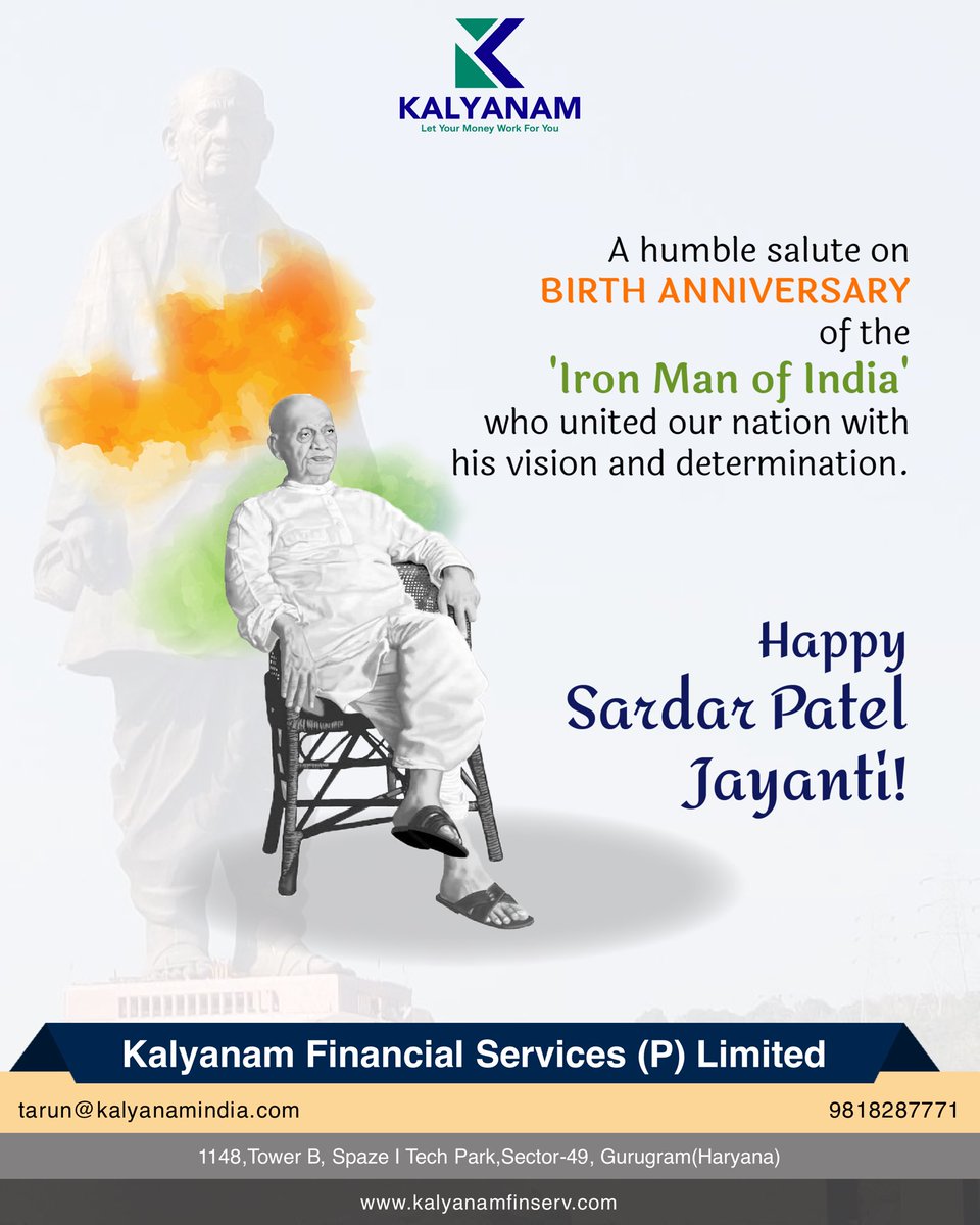 guptatarung's tweet photo. Sardar Patel's vision and determination united our nation, and his legacy lives on. Happy Sardar Patel Jayanti! #SardarPatelJayanti #IronManOfIndia #UnityInDiversity https://t.co/w0OIIwaMmU