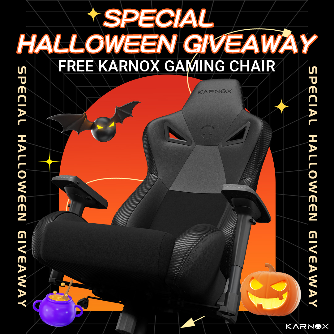 karnoxchair's tweet image. 🎃Special Halloween giveaway🎃

🔥🔥Free chance to get chairs for our display!✨

Choose 3 winners

2⃣ steps to enter:
1. RT 
2.Follow our ins account @karnox_official                    

⏰Ends on this Friday 23:59