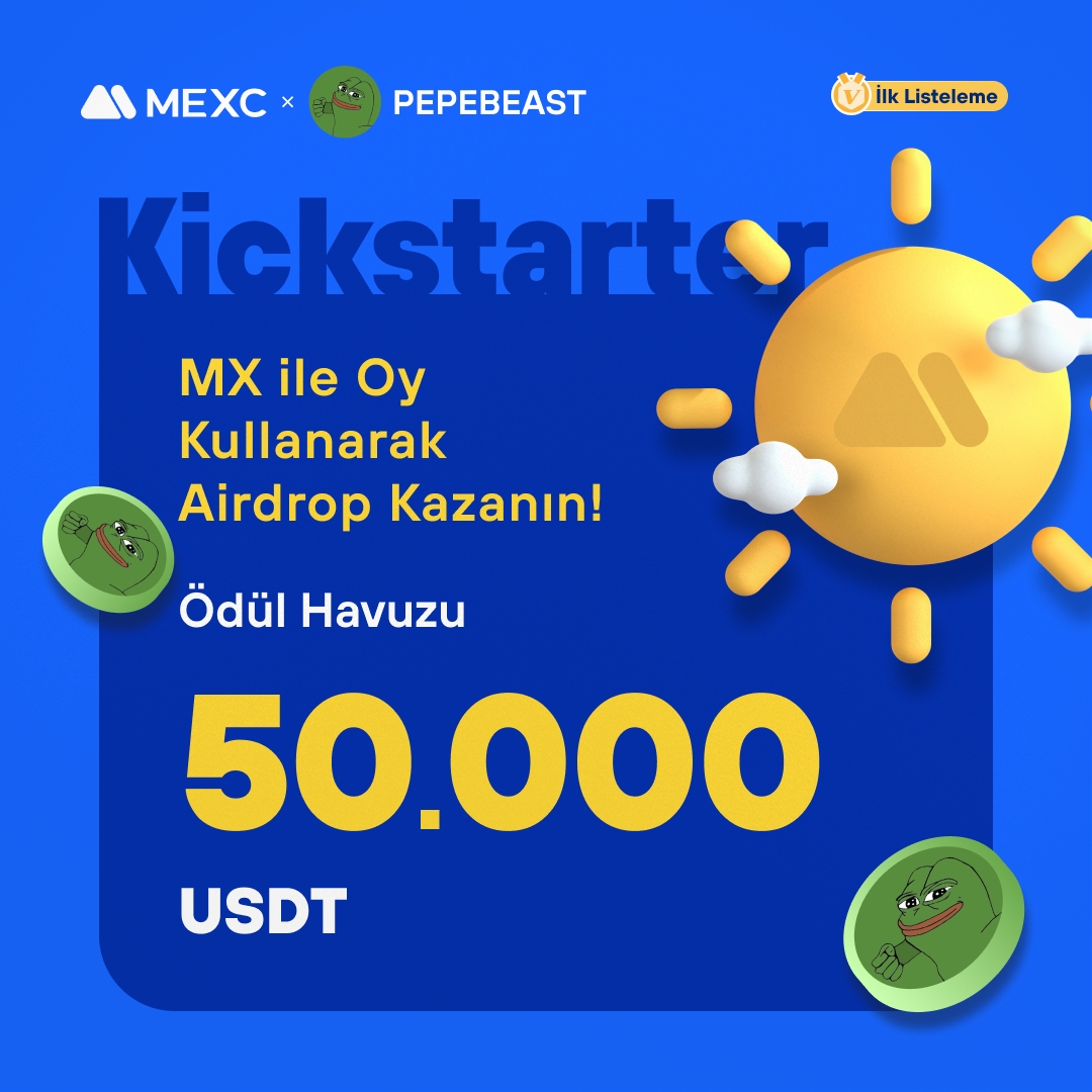 🚀 #MEXCKickstarter - <a href="/PEPEBEASTETH/">PEPEBEAST</a> #PEPEBEAST Projesi için Oy Kullanın, 50.000 $USDT Airdrop Kazanın! 

🗳️ Oylama Tarihi: 31 Ekim 2023 10.00 - 1 Kasım 2023 09.50 

📌 Ayrıntılar: mexctr.info/3MoW2Pk 

#MEXCTürkiye #MXToken #MX #BTC