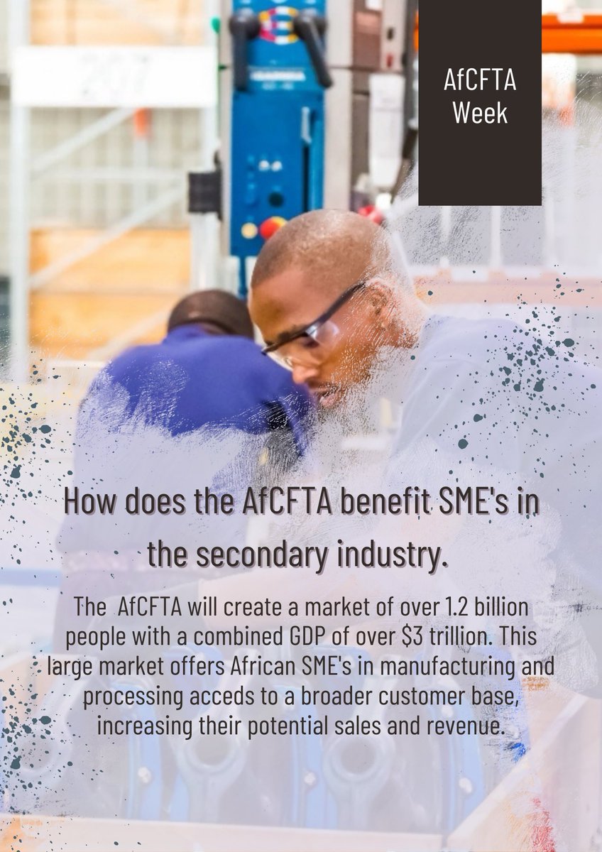 The implementation of AfCFTA has a plethora of benefits for African industries. The tertiary industry in particular stands to benefit immensely