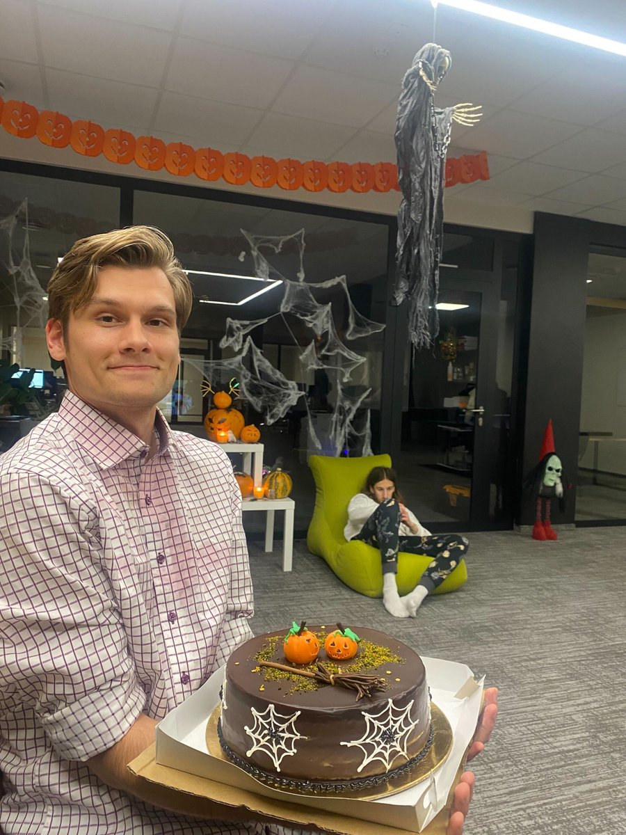 TravelTimeAPI's tweet image. We take Halloween VERY seriously in our Lithuania office 👻