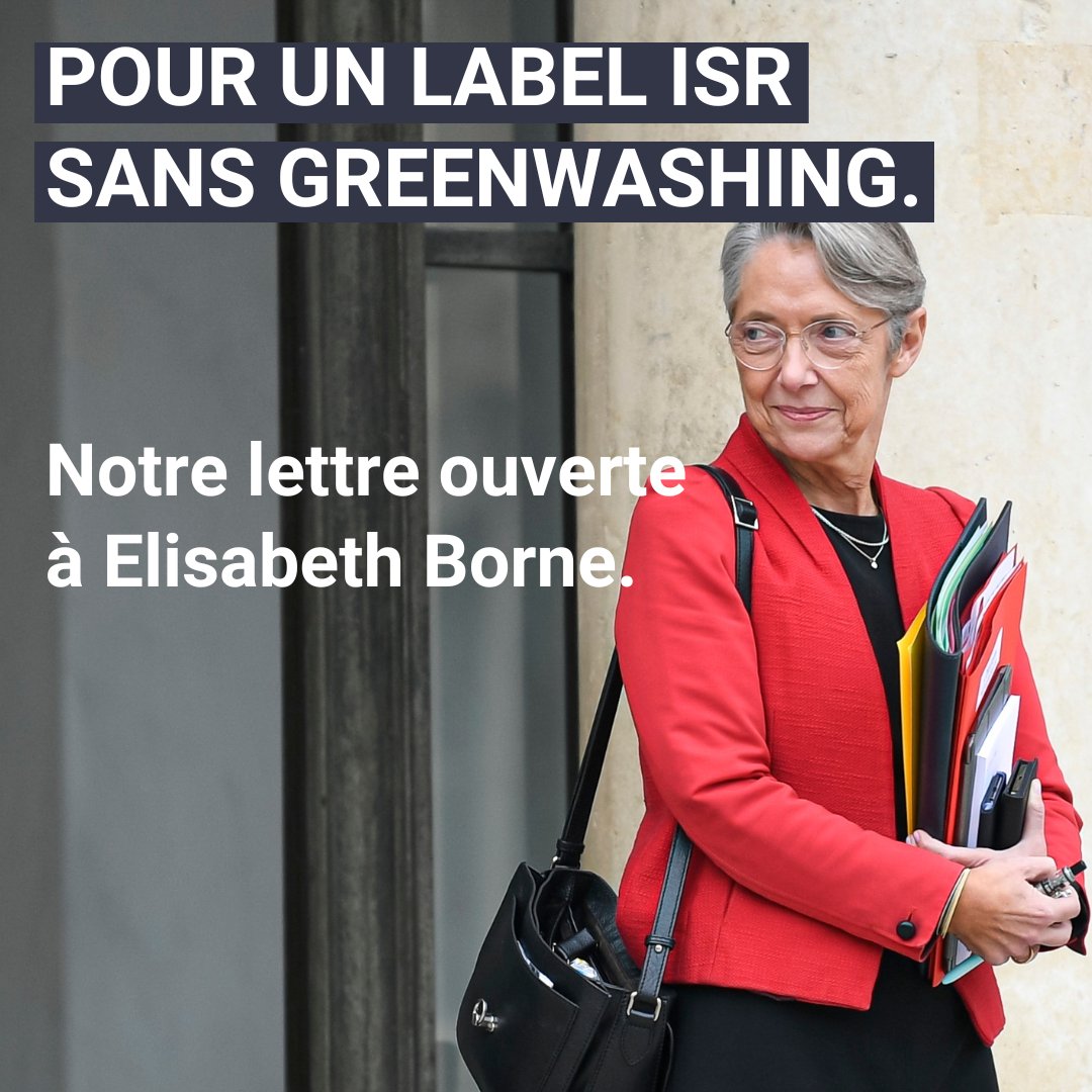 ReclaimFinance's tweet photo. ✉️Lettre ouverte à @Elisabeth_Borne: 59 personnalités et représentants d’organisations issus des milieux associatif, économique &amp; académique s'allient pour demander au @gouvernementFR d'exclure les développeurs d'énergies fossiles des fonds labellisés ISR
https://t.co/gmveM6e0Yk https://t.co/1ny02CVhYX