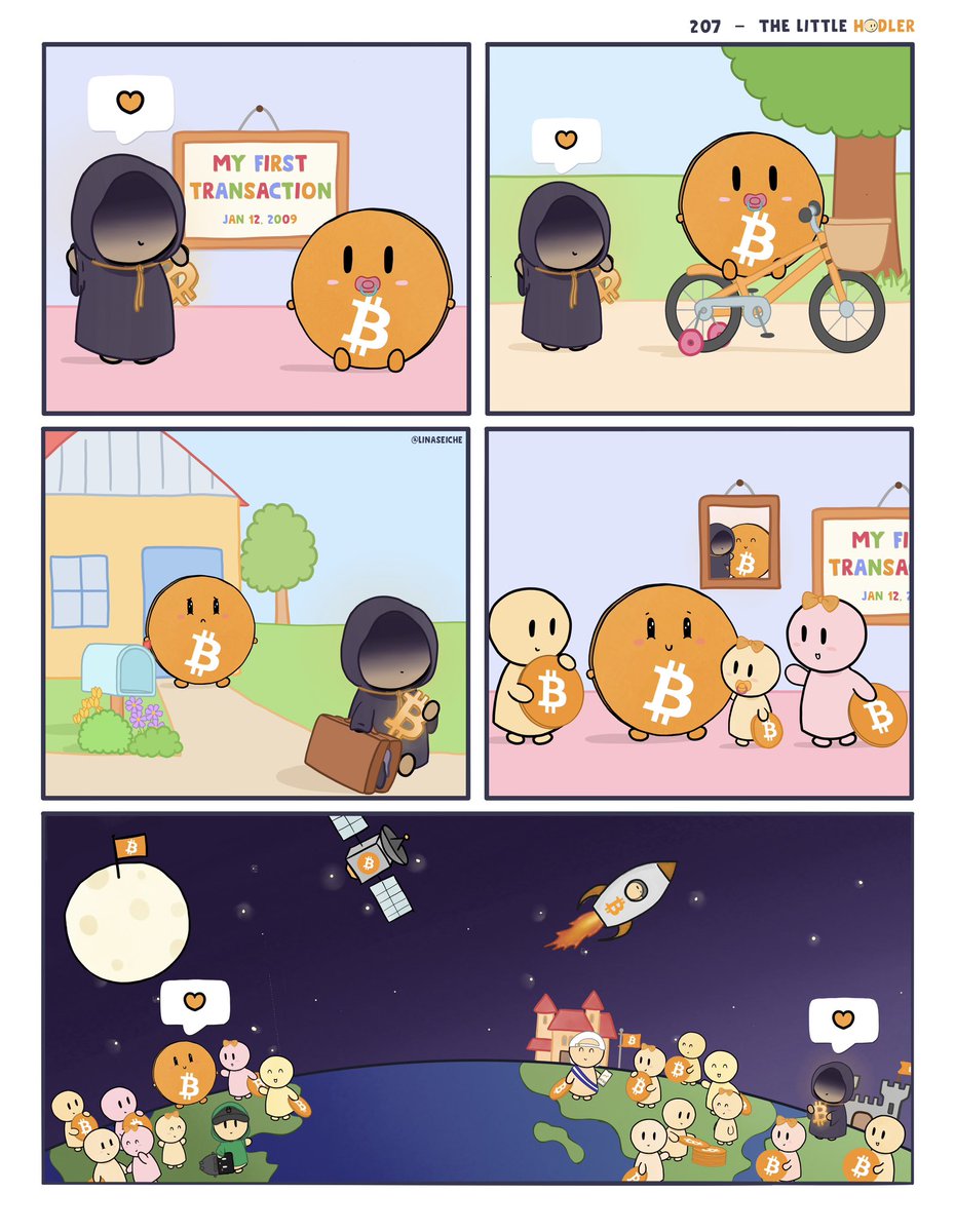 Little #Bitcoin &amp; Little Satoshi

Happy Bitcoin Whitepaper Day 🧡