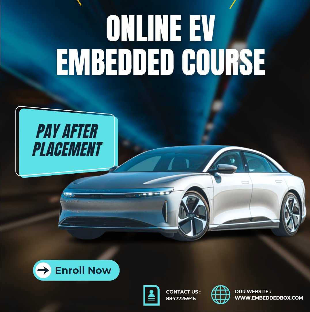 Embedded Box : Online EV embedded Course

#EVTraining
#EVEmbeddedCourse
#ElectricVehicleEducation
#OnlineTrainingInstitute
#EmbeddedSystemsCourse
#EVTechnology
#ElectricVehicleTraining
#EmbeddedTrainingInstitute
#EVIndustry
#EVEmbeddedSystem
#OnlineEVTraining
#EmbeddedCourse