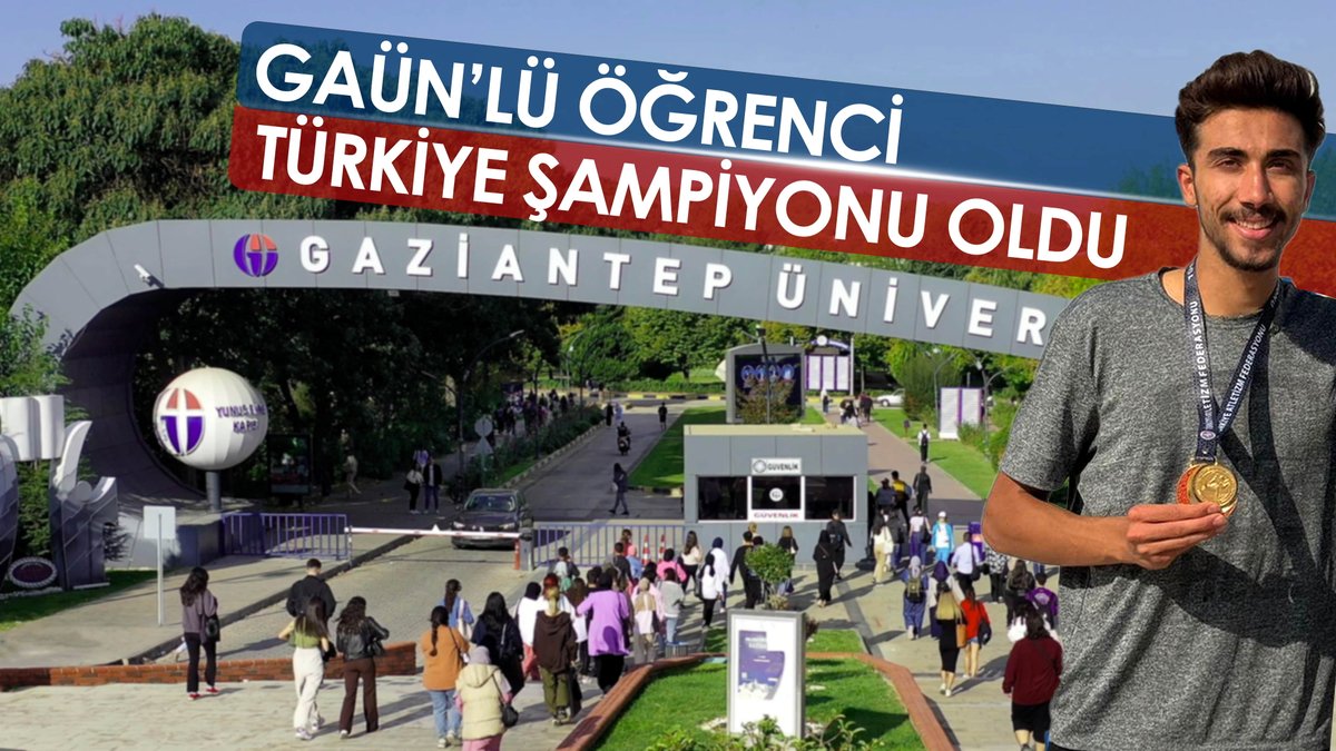 GAÜN’LÜ ÖĞRENCİ TÜRKİYE ŞAMPİYONU OLDU 🥇

Haber link ⤵️⤵️
habermerkezi.gantep.edu.tr/?p=69489

#GaziantepÜniversitesi #Gaziantep