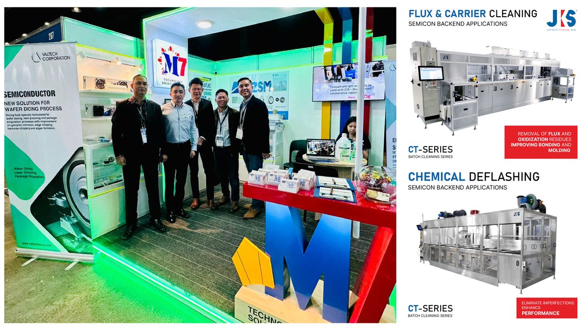 jks_bhd's tweet image. PSECE 2023 has drawn to a close, and we&apos;ve received inquiries regarding flux cleaning and deflashing. Our testing lab is secured for the testing slots.

A big thank you to our local M7 agent &amp;amp; Valtech chemical partner for joining forces to make this event a success.

#psece2023