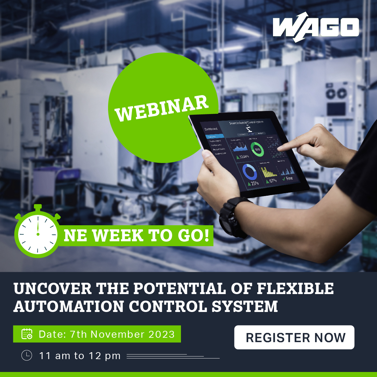 WAGOIndia's tweet photo. Unlock greater #Efficiency and expansion possibilities with #Flexible #AutomationTechnology.
Join our upcoming #Webinar and discover the potential you can unlock with the right #AutomationSystem tailored to your application.
Limited seats are available. Register Now: https://t.co/j3EMXtPNkJ
#WAGO #WAGOIndia