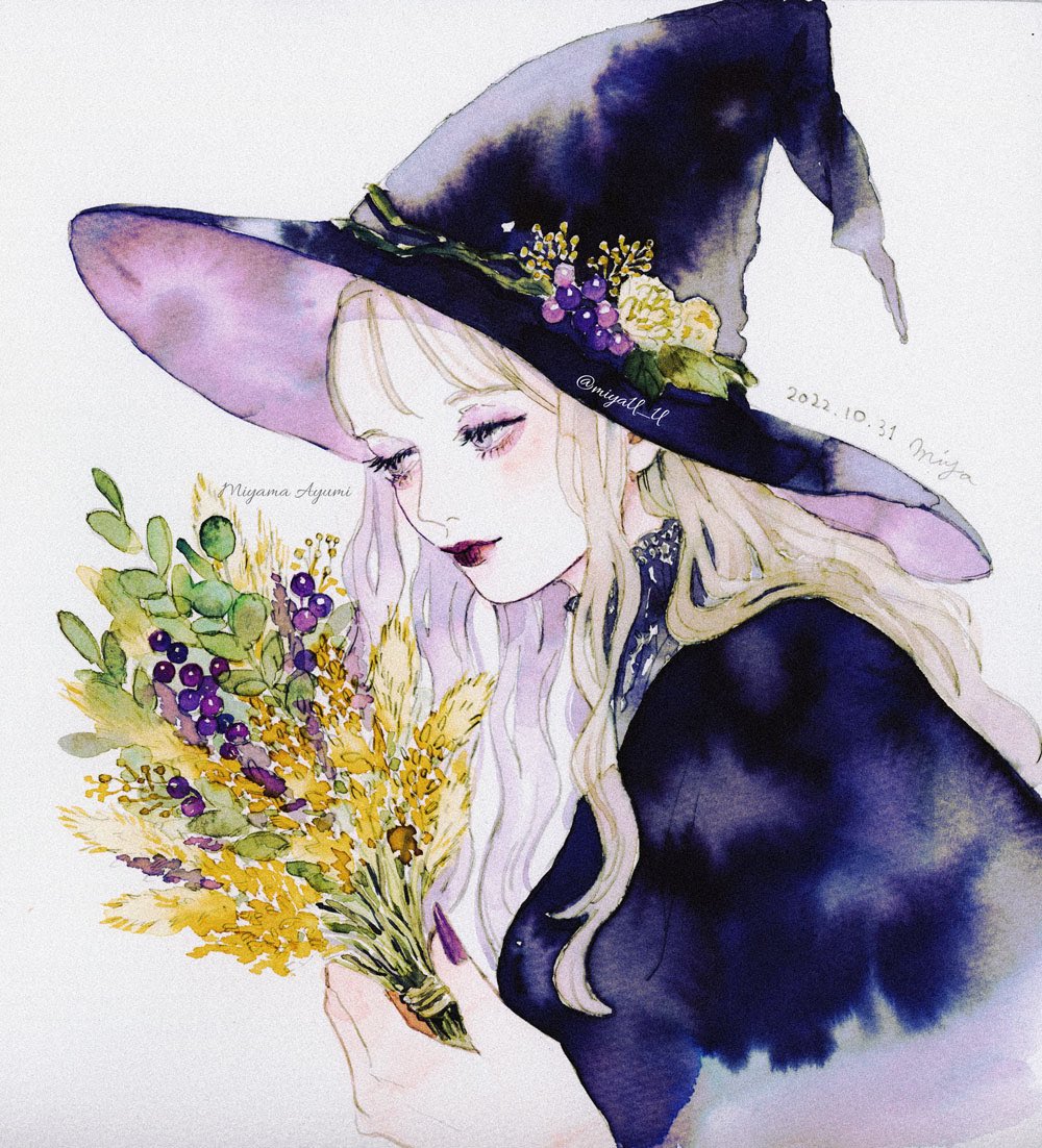 「ハロウィンイラストここ数年毎年描けてる #ハロウィン #Halloween #H」|miya(ミヤマアユミ)のイラスト