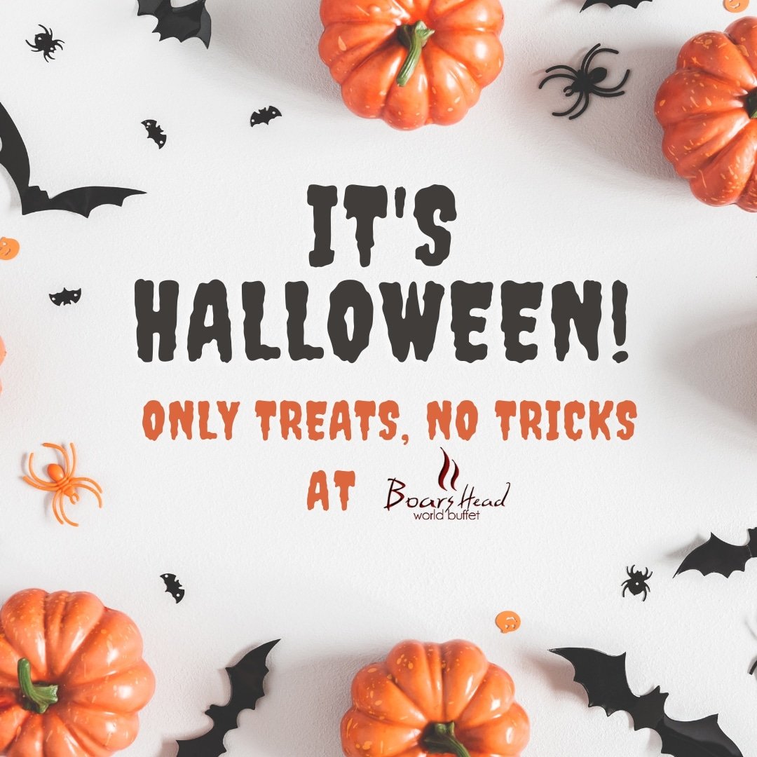 boarsheadbuffet's tweet photo. Happy Halloween! 🎃
Boars Head Buffet is ready for a fun Halloween celebration.
Join us for a spooky good time, with tasty treats. Don't miss the Halloween fun!
#Halloween #HALLOWEENPARTY #boarsheadbuffet #buffetfood #birmingham https://t.co/RLIyxVTwEl