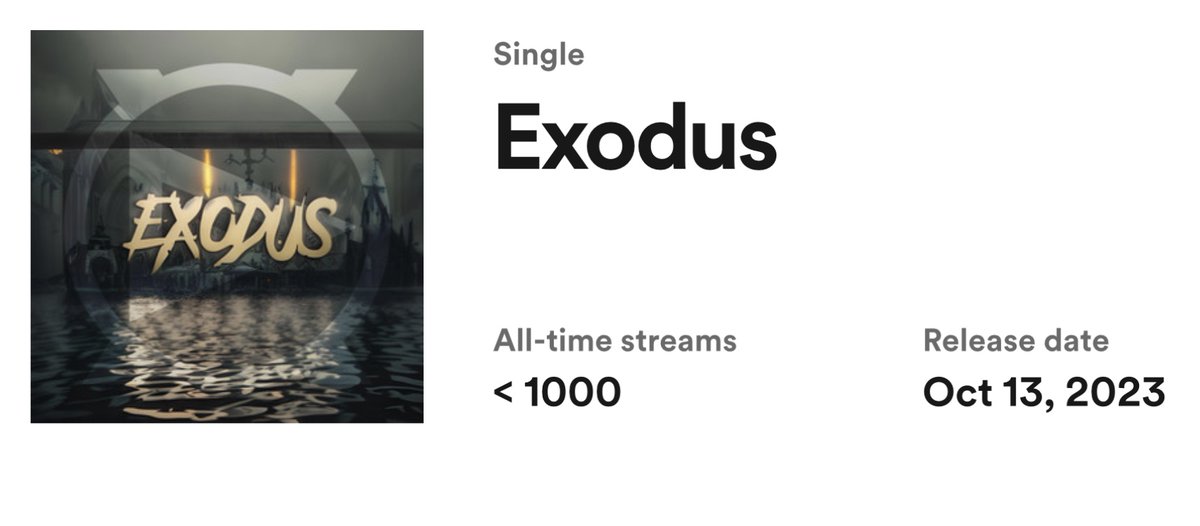 DAverageMusic's tweet photo. Happy Halloween!👻🎃💀
Exodus reached 1,600+ streams in the first week including YouTube, Sound Cloud, Spotify, and Apple Music.

THANK YOU SO MUCH

Pre-save the next NEW TRACK coming out 11-11-23:

https://t.co/LUL2Ssj9pB

#rap #music #new #halloween https://t.co/VtuXsWxjrN