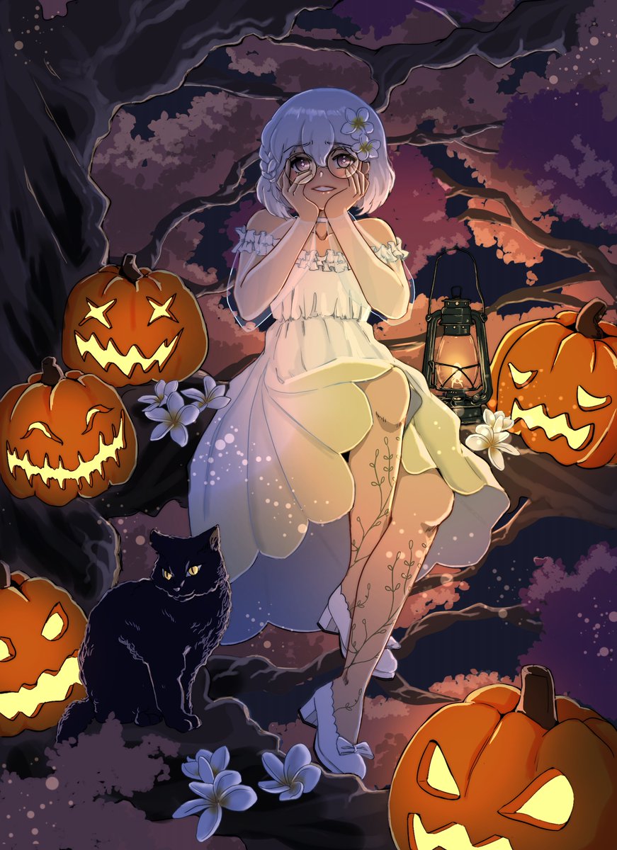 sinarynn's tweet photo. There's a legend of a dead tree bursting with blooms only for a single night. But be warned: keep your head down and say "Permisi!" when you start to smell the sweet aroma of flowers, else something (or someone) snatches you away...
꒰ #sinARTrynn 🌼 #halloween ꒱
🎨: solaulait https://t.co/pfo5gAmKgi