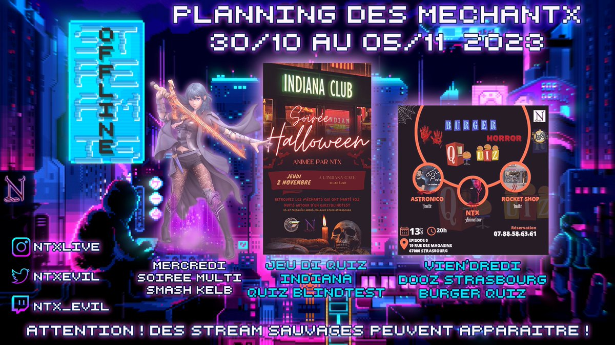 NTX 😈 - Soirées JV dans quelques jours ! tweet media