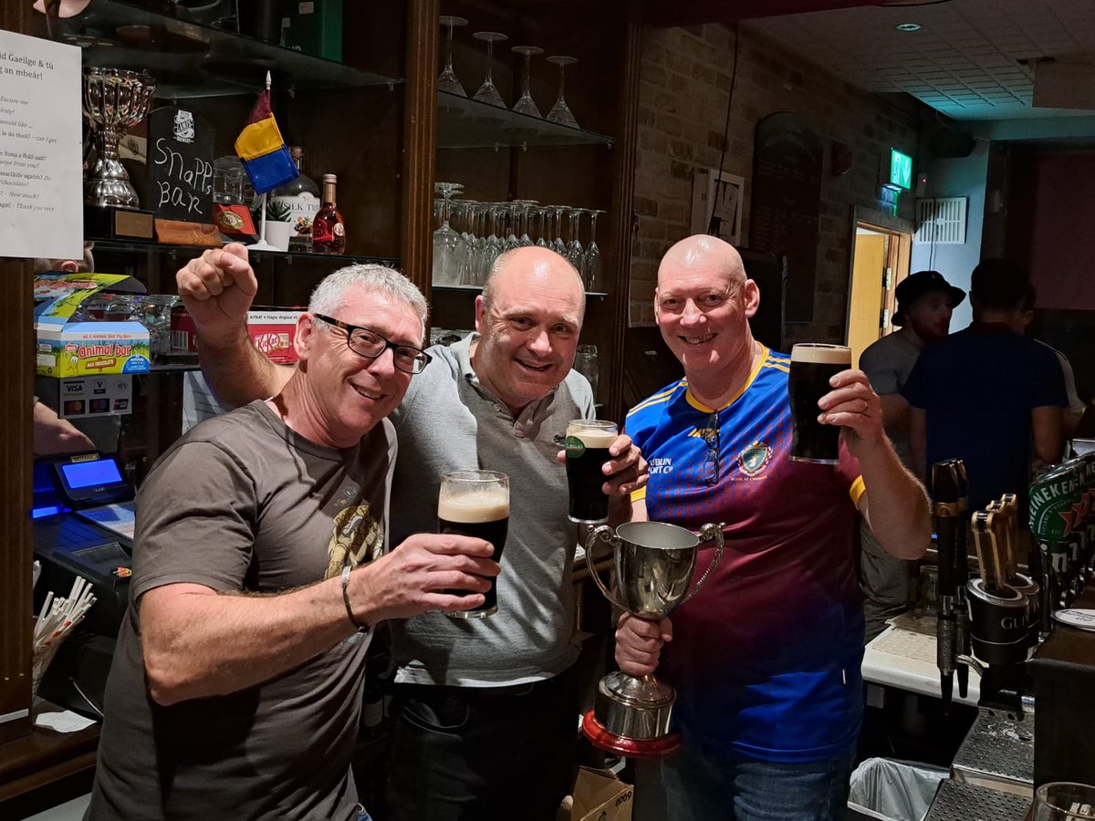 A pleasure to serve (and drink) a few pints on a night never to be forgotten. <a href="/ScoilCLG/">Scoil Uí Chonaill GAA</a>