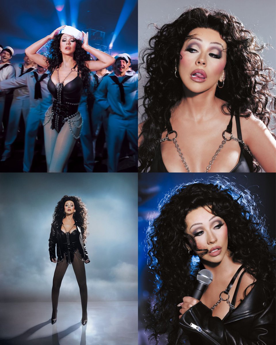 PopCrave's tweet photo. Christina Aguilera as Cher for Halloween. https://t.co/gxr5ZBMpWz