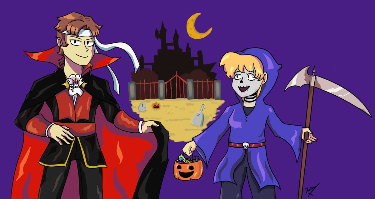 Happy Halloween! (old draw)

#Castlevania #RichterBelmont #MariaRenard