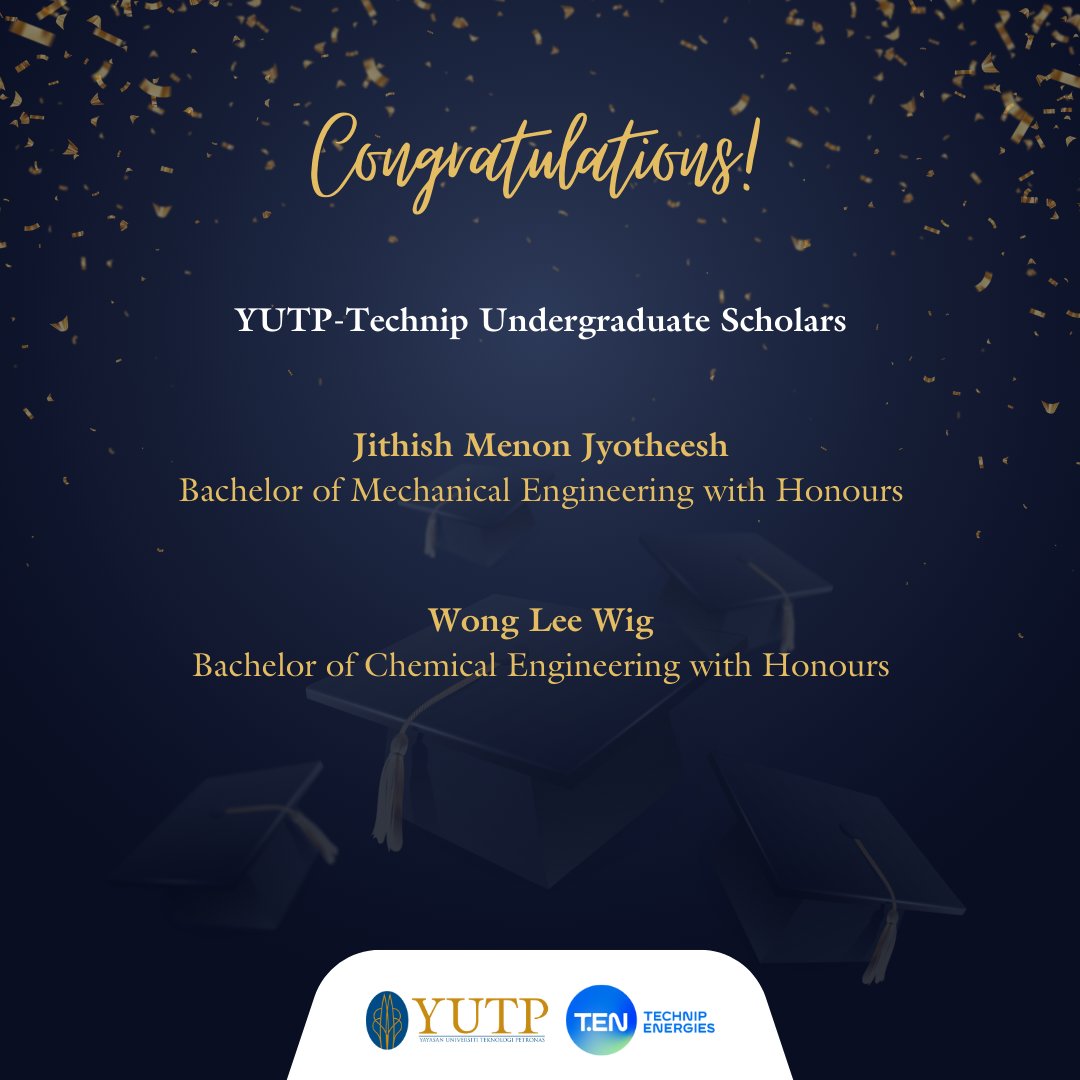 YayasanUTP's tweet photo. Congratulations to all YUTP scholars from the Class of 2023!
We have always been immensely proud of your journey toward success and we are honoured to celebrate graduation day with you! (cont.)
#YUTP #UTPinMe #23UTPConvo https://t.co/coAp7SCCSP