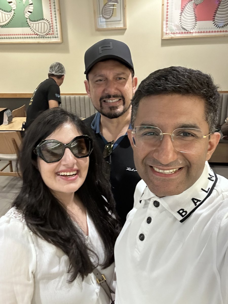 DoctorNene's tweet photo. It was amazing to hang out with all my friends, but there were some real highlights. Like a brother from another mother, @drriteshmalik and I have spent a lot of time together. His better half, #shrutimalik, #Avya, and his mom and dad are like family. It is the people u surround urself with that make all the difference on the journey of life. Thx for an amazing time in Delhi!