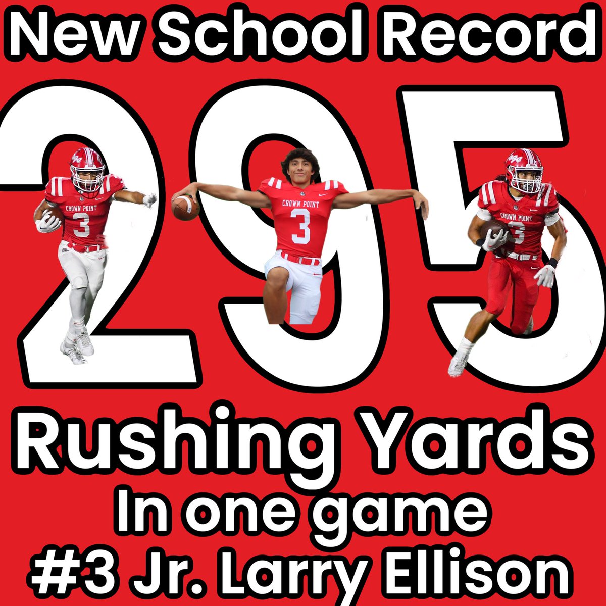 It’s 💯 Official!! New School Record!! Congrats to Larry and the Bulldogs!! Team Effort!!

N. O. W.