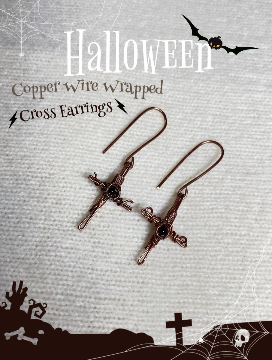 Filoflyusa's tweet photo. Copper Wire Wrapped Cross Earrings

You can get all these materials at
https://t.co/dOag7lpDNX

#Filofly #myjewelrysupply #copperwire #cross #copper #wirewrap #wirewrapping #crossearrings #craftwire #jewelrywire #jewelryusa #handmade #usa #jewelry #Earrings #diy #gift https://t.co/CMXYDuYHgb