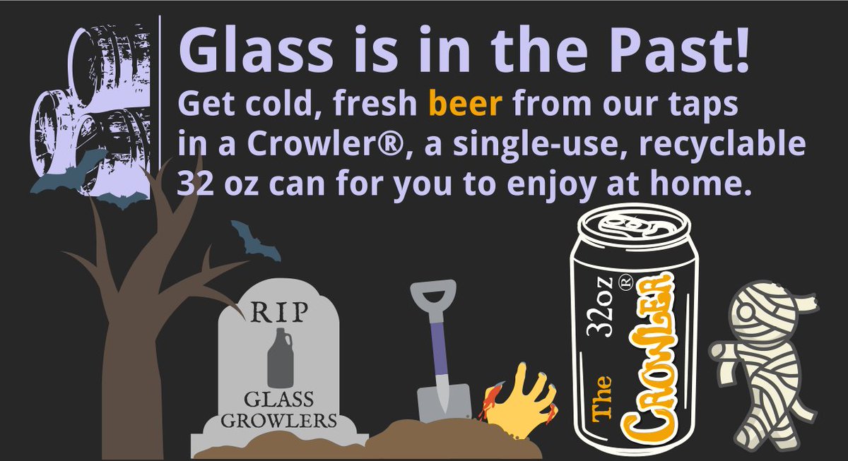 🎃No tricks, just treats! Get your brews 'boo'-sted this Halloween with our #Crowlers—freshly tapped and frightfully good. Ditch the glass and go for the ghoul! 👻 Learn more: trianglewineco.com/pages/crowlers #CraftBeer #HalloweenBrews