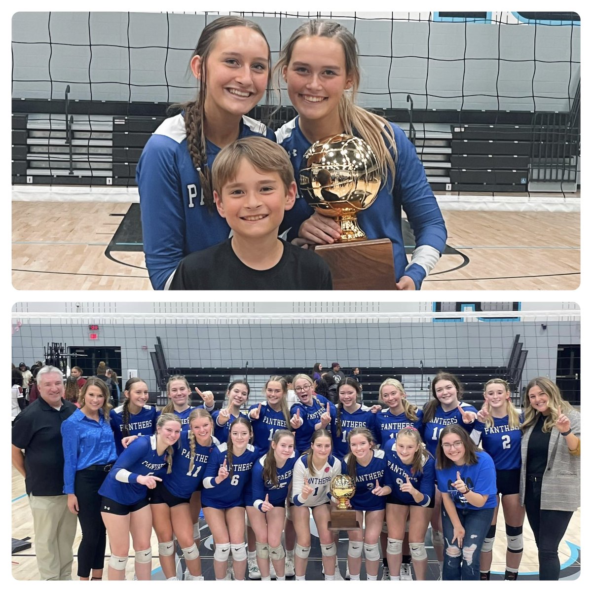 AngieSchrage's tweet photo. Bi-District Champs! 🏐 https://t.co/eYRsZQbj9m