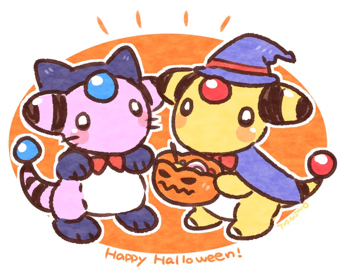 小さなデンリュウたちのハッピーハロウィン