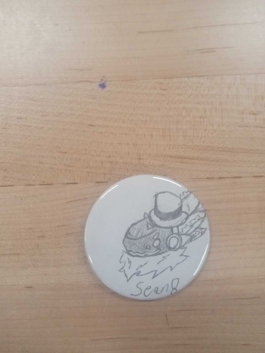 SeanTheProtogen's tweet photo. Both me and my BF became buttons!! https://t.co/2eEd8qLv2K